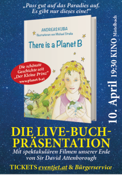 Live-Buchpräsentation „There is a Planet B“