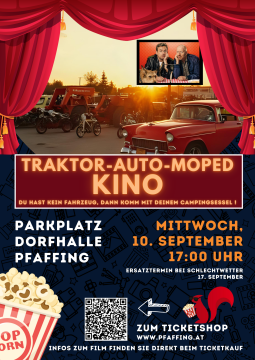 Traktor-, Auto- und Mopedkino