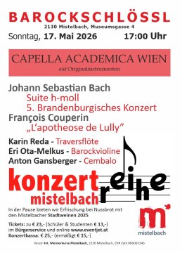 Konzertreihe Mistelbach / CAPELLA ACADEMICA WIEN
