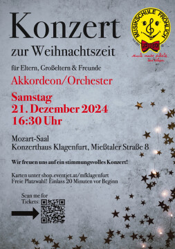 Konzert zur Weihnachtszeit – Akkordeon 2 und Tastissimo