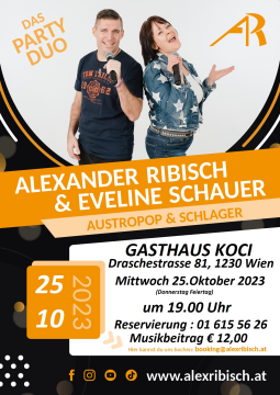 Alex Ribisch & Eveline Schauer LIVE beim Gasthaus KOCI