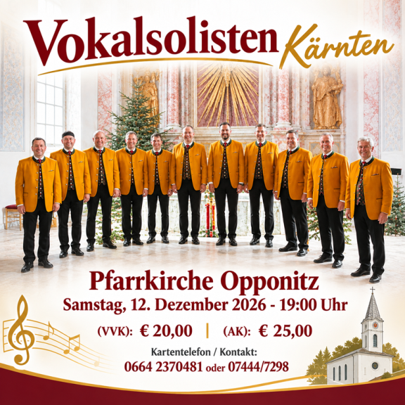 Vokalsolisten Kärnten & Opponitzer Jugendorchester