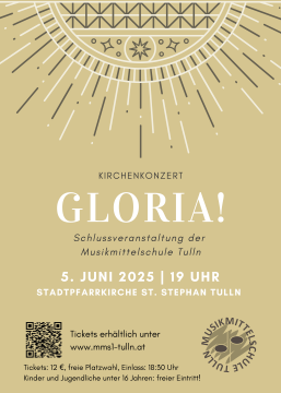 GLORIA! – Schlussveranstaltung der MMS Tulln