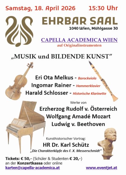 Zyklus „Musik im Museum“ 2. Zusatzkonzert