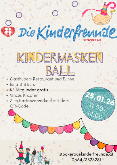 Kindermaskenball der Kinderfreunde Stockerau