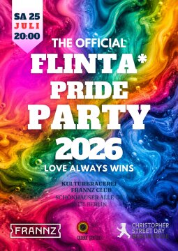 THE OFFICIAL FLINTA* PRIDE PARTY 2026