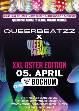 Queerbeatzz x QueerParadise – XXL Easter Special (Vorfeiertag!)