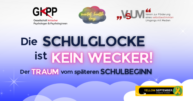 Symposium: Die Schulglocke ist kein Wecker! Der Traum vom späteren Schulbeginn