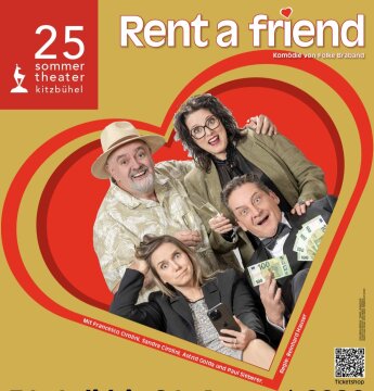 25. Sommertheater Kitzbühel – „Rent a friend“ – eine Komödie von Folke Braband