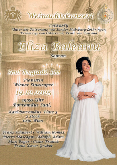 Austria Imperialis Charity 2025 – Eliza Baleanu – Weihnachtskonzert