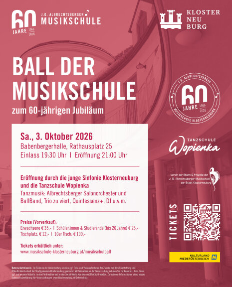 Jubiläumsball der Musikschule Klosterneuburg