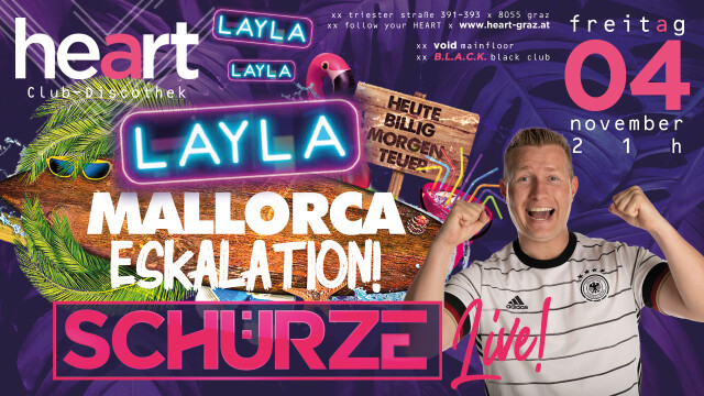 Layla Mallorca Eskalation  – Schürze LIVE