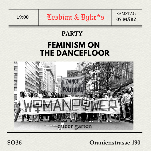 FEMINISM ON THE DANCEFLOOR