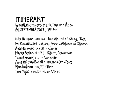 ITINERANT – Synesthetic Project (24.09.2022)