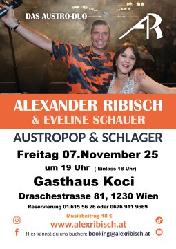 Alex Ribisch & Eveline Schauer LIVE beim Gashaus KOCI