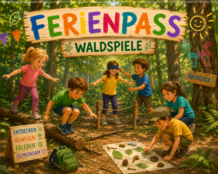 Ferienpass – Waldspiele & Kreativwerkstatt (7 bis 12 Jahre)