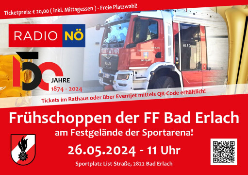 Radio Niederösterreich Frühschoppen der freiwilligen Feuerwehr Bad Erlach