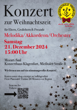 Konzert zur Weihnachtszeit – Melodika/Akkordeon 1