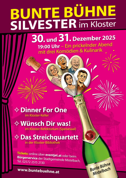 Silvester mit der Bunten Bühne