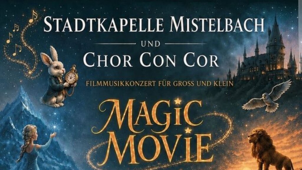Filmmusikkonzert der Stadtkapelle Mistelbach mit Chor con cor