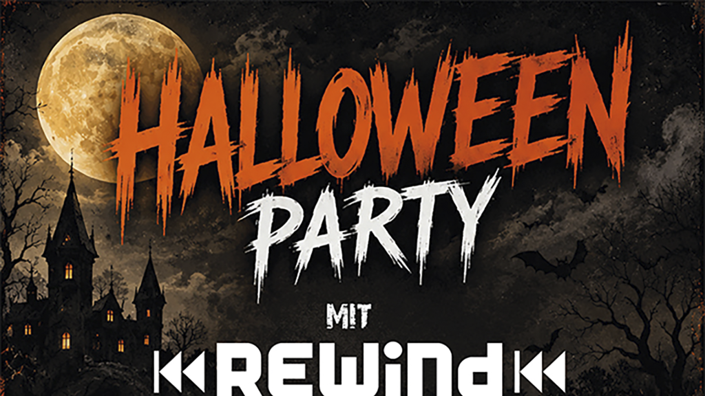 Halloween Party mit REWIND – die Partyband