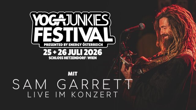 Yoga Junkies Festival 2026 mit Sam Garrett