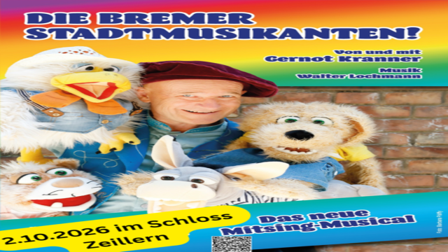 DIE BREMER STADTMUSIKANTEN – das neue MITSING-MUSICAL von und mit Gernot Kranner