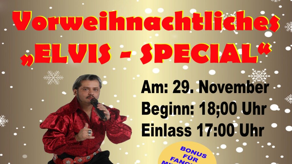 Vorweihnachtliches ELVIS-Special