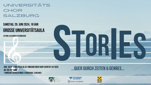 „Stories“ – Konzert Universitätschor Salzburg