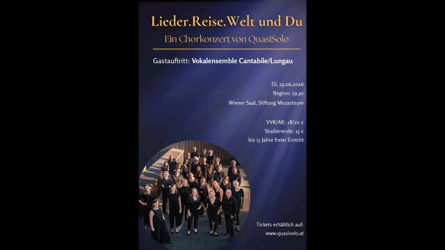 Chorkonzert QuasiSolo – Lieder.Reise.Welt und Du