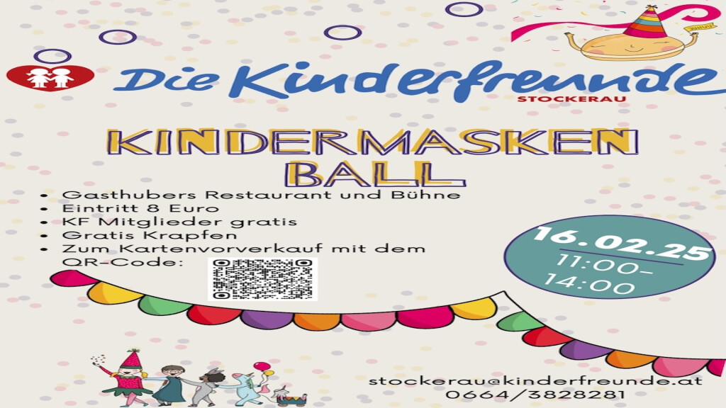 Kindermaskenball der Kinderfreunde Stockerau