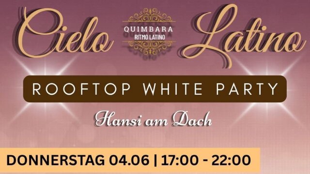 Cielo Latino – Rooftop White Party by QUIMBARA