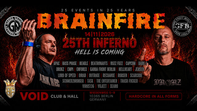 BRAINFIRE -25TH INFERNO-