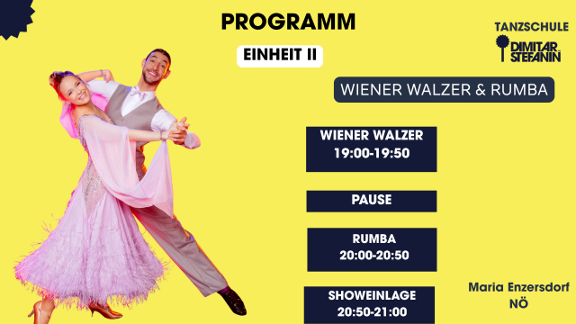 Tanzen mit den Dancing Stars Profis [Wiener Walzer & Rumba]