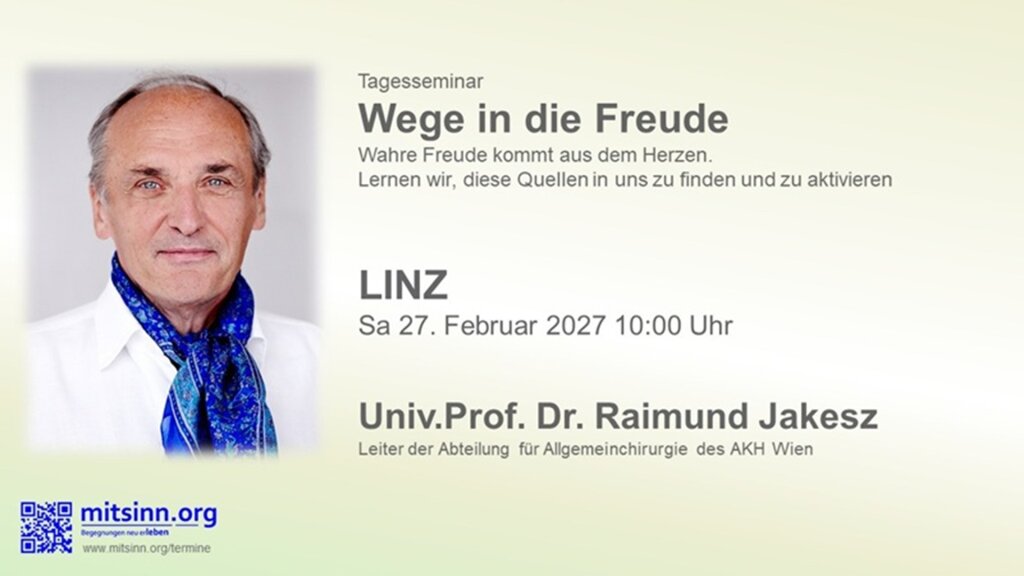 Tagesseminar • Wege in die Freude