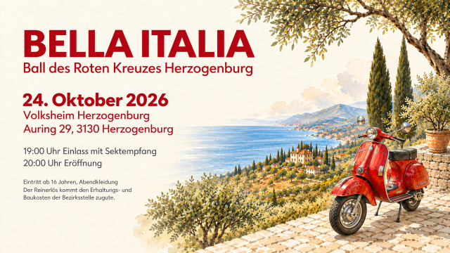 BELLA ITALIA – Ball des Roten Kreuzes Herzogenburg