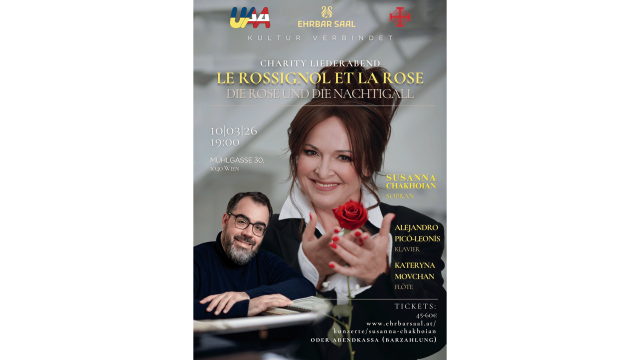 „Kultur verbindet“ Liederabend LE ROSSIGNOL ET LA ROSE (Die Nachtigall und die Rose)