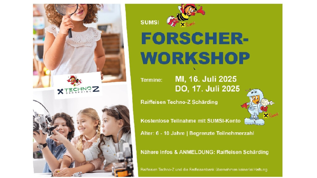 Raiffeisen Sumsi-Forscher-Workshop