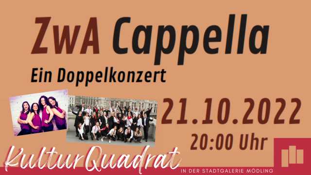 KlubAbzurd trifft V.O.I.C.E   „ZwA Cappella – Ein super(lativ)es Doppelkonzert“