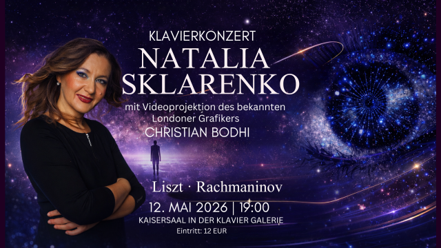 Natalia Sklarenko – Klaviershow mit Projektion LUX AETERNA