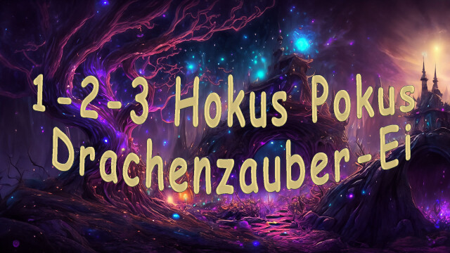 1-2-3 Hokus Pokus Drachenzauber-Ei / Zaubershow für Kinder