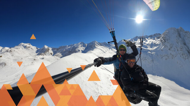 Winter Pride: Exclusive Highlight Tandem Paragleitflug