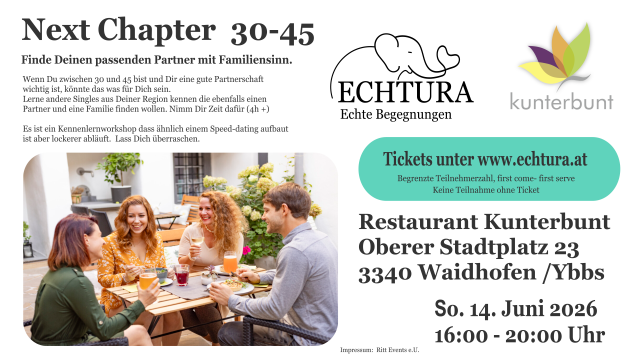 Next Chapter 30-45 Waidhofen/Ybbs 14.Juni 2026