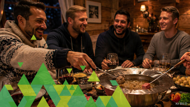 Winter Pride Sölden: Fondueabend auf der Panoramaalm