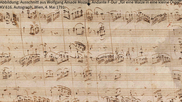 Führung durch den Autographentresor der Internationalen Stiftung Mozarteum