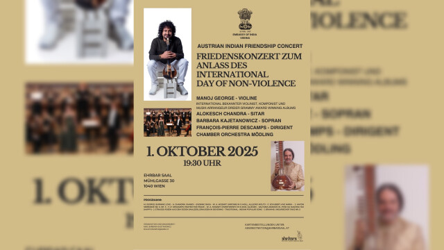 FRIEDENSKONZERT ZUM ANLASS DES INTERNATIONAL DAY OF NON-VIOLENCE