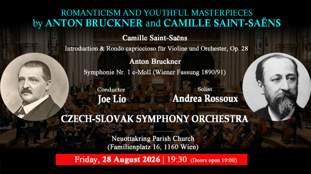 Die Romantik und Jugendwerke von Bruckner und Saint-Saëns
