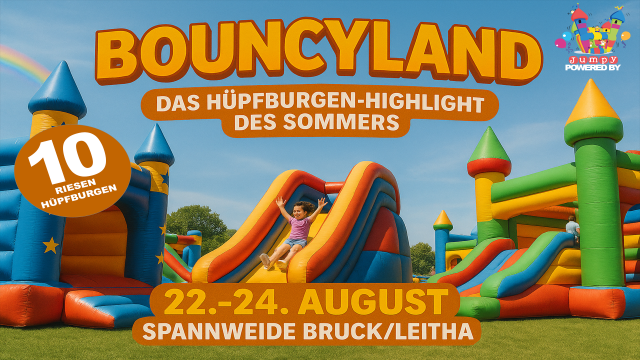 BOUNCYLAND – Das Hüpfburgen-Highlight des Sommers