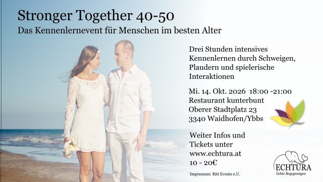 Stronger Together 40-50 in Waidhofen