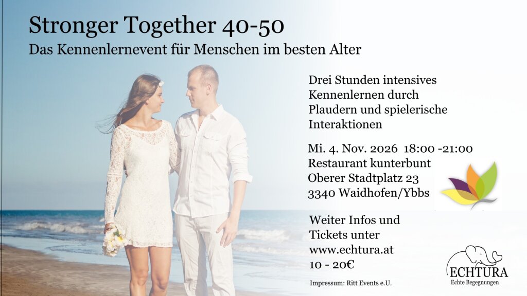 Stronger Together 40-50 in Waidhofen